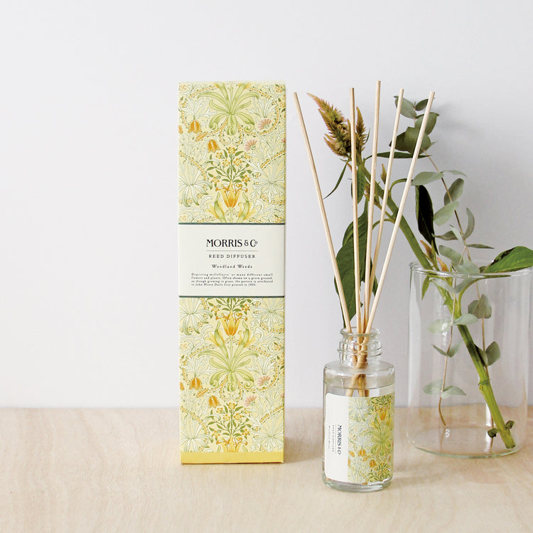 【MORRIS & CO.】FLORAL COLLECTION モリス リードディフューザー(ウッドランドウィーズ)
