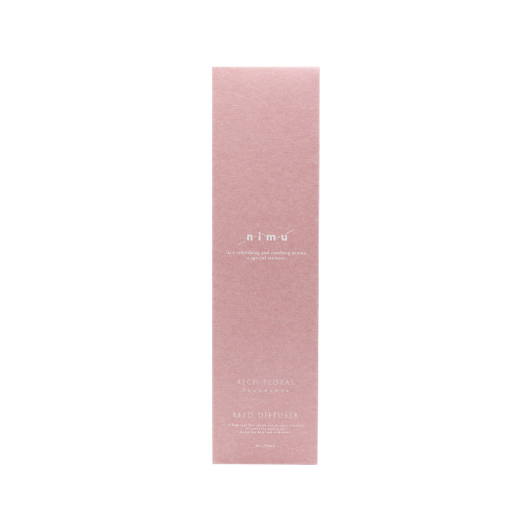 【nimu】ナチュラルフレグランス リードディフューザー 90ml (リッチフローラル)