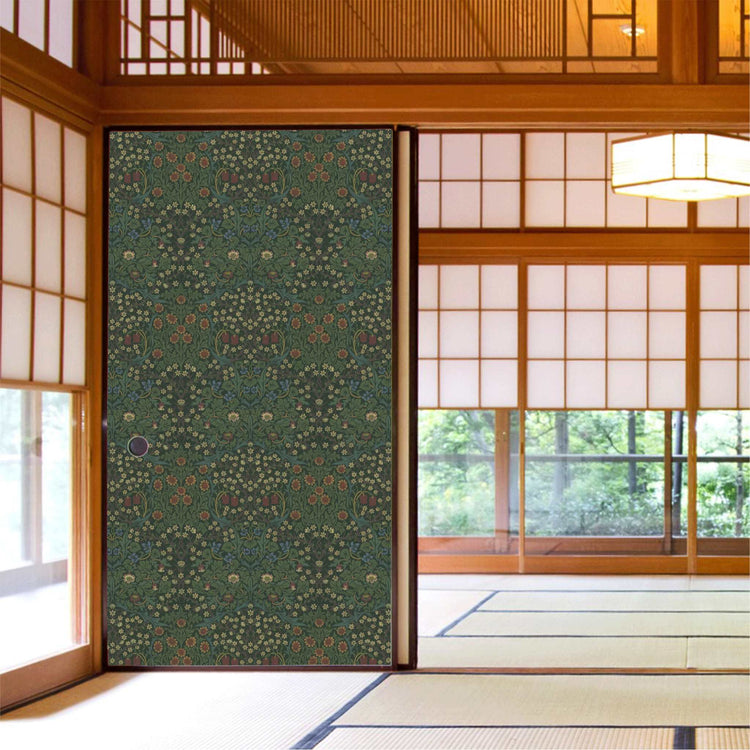 【MORRIS & CO.】新柄 (受注生産) Morris FUSUMA ふすま 襖 DIY ブラックソーン 2m×2枚