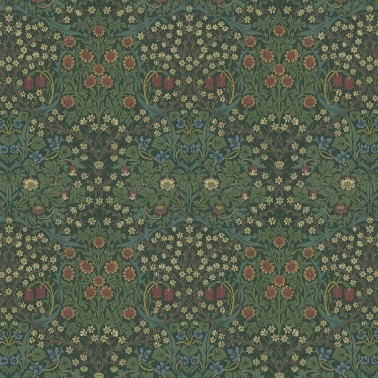 【MORRIS & CO.】新柄 (受注生産) Morris FUSUMA ふすま 襖 DIY ブラックソーン 2m×2枚