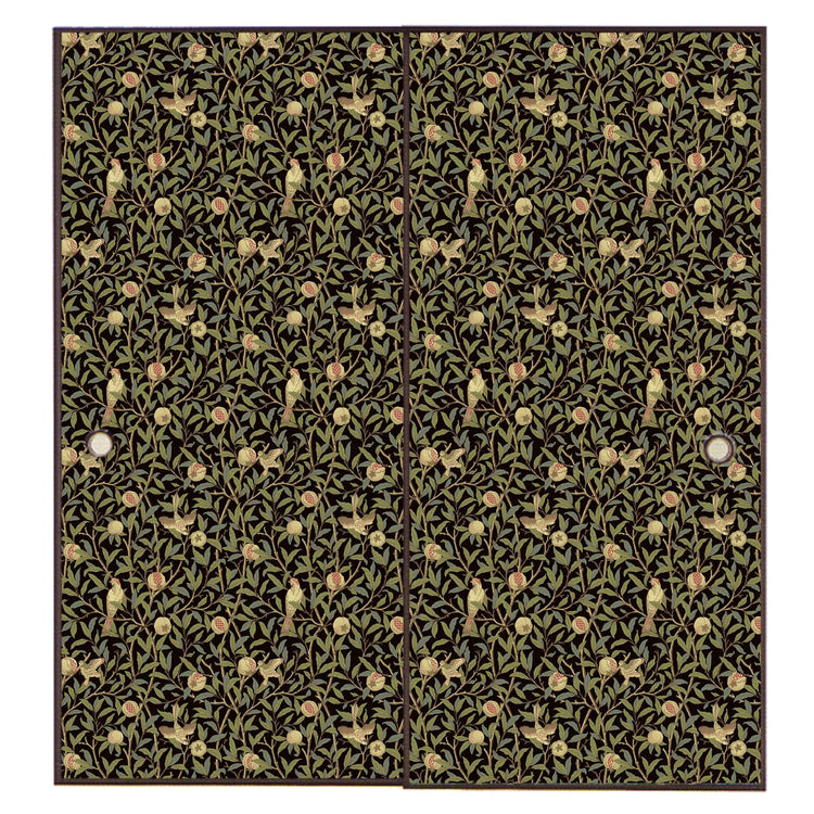【MORRIS & CO.】新柄 (受注生産) Morris FUSUMA ふすま 襖 DIY バード&ポメグラネイト 2m×2枚