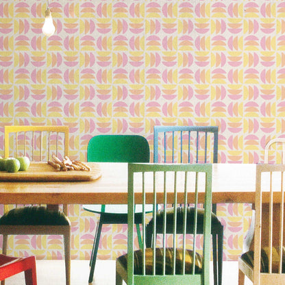 【Linden】ハレルヤシール壁紙 《スリーディッシュ ピンク》DIY 壁紙 リメイク