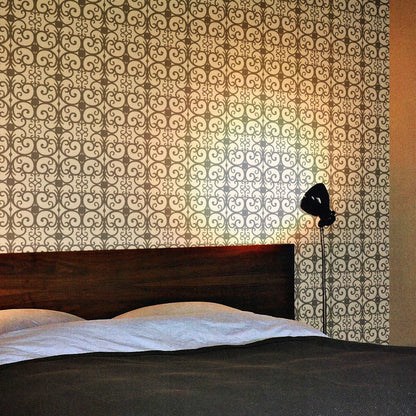 【Linden】ハレルヤシール壁紙 《パピヨンフェンス ブラック》DIY 壁紙 リメイク