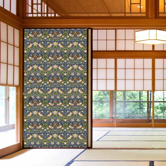 【MORRIS & CO.】(受注生産) Morris FUSUMA ふすま 襖 DIY いちご泥棒 2m×2枚