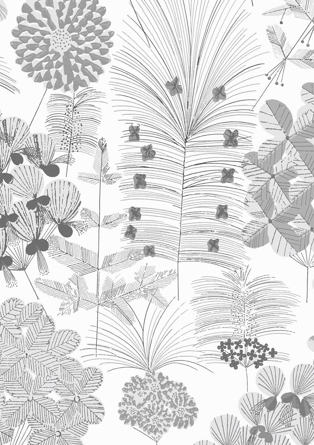 【上野リチ L.Rix Fantasy 】(受注生産)ふすま 襖 FUSUMA はなぞの ぐれー 2m×2枚