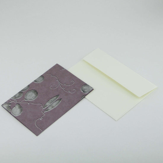 【上野リチ L.Rix Fantasy 】越前和紙カードセット(すみれシルバー)