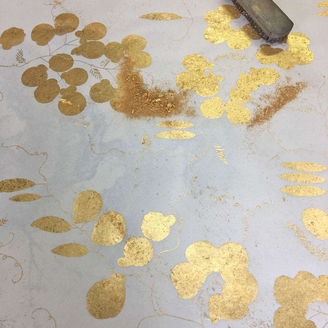 【上野リチ L.Rix Fantasy 】越前和紙B6ノート(わかばゴールド)