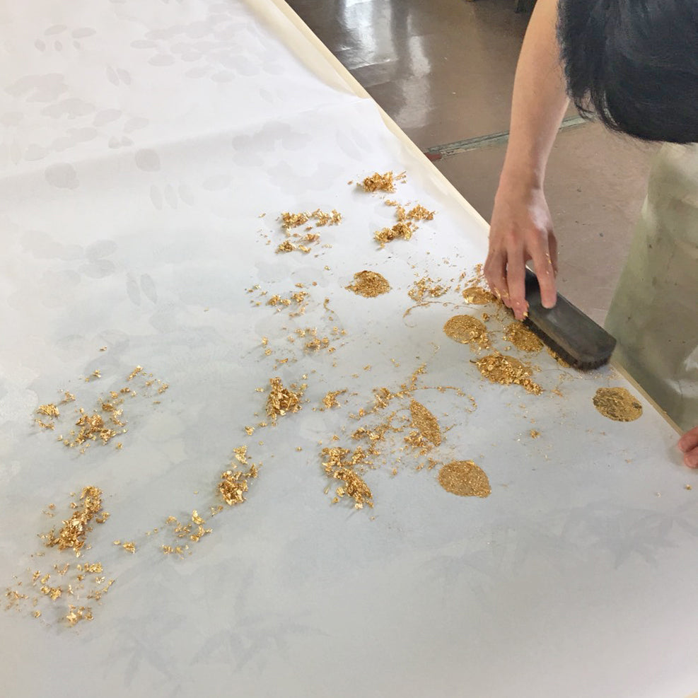 【上野リチ L.Rix Fantasy 】越前和紙B6ノート(わかばゴールド)