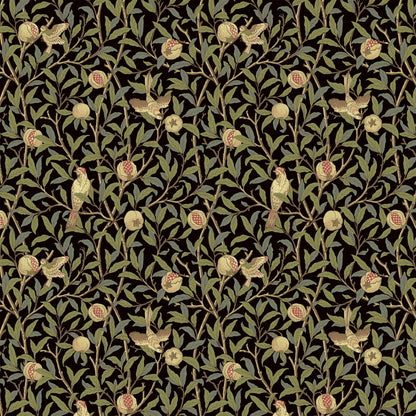 【MORRIS & CO.】新柄 (受注生産) Morris FUSUMA ふすま 襖 DIY バード＆ポメグラネイト 2m×2枚