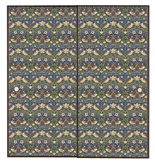 【MORRIS & CO.】(受注生産) Morris FUSUMA ふすま 襖 DIY いちご泥棒 2m×2枚