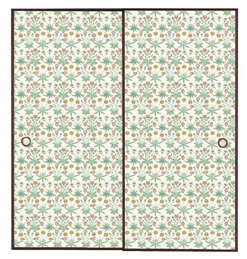【MORRIS & CO.】(受注生産) Morris FUSUMA ふすま 襖 DIY デイジー 2m×2枚