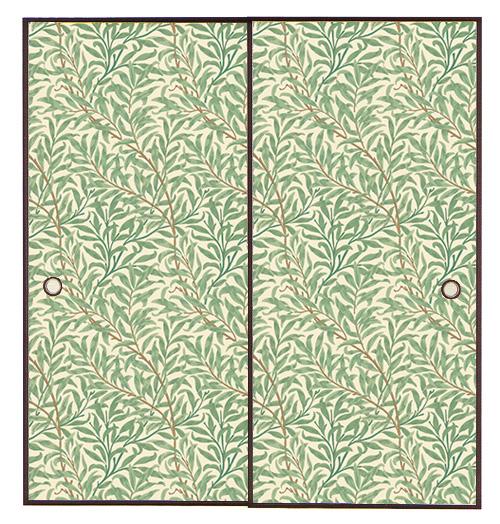 【MORRIS & CO.】(受注生産) Morris FUSUMA ふすま 襖 DIY ウィローボウ 2m×2枚