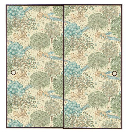 【MORRIS & CO.】(受注生産) Morris FUSUMA ふすま 襖 DIY ブルック・小川 2m×2枚