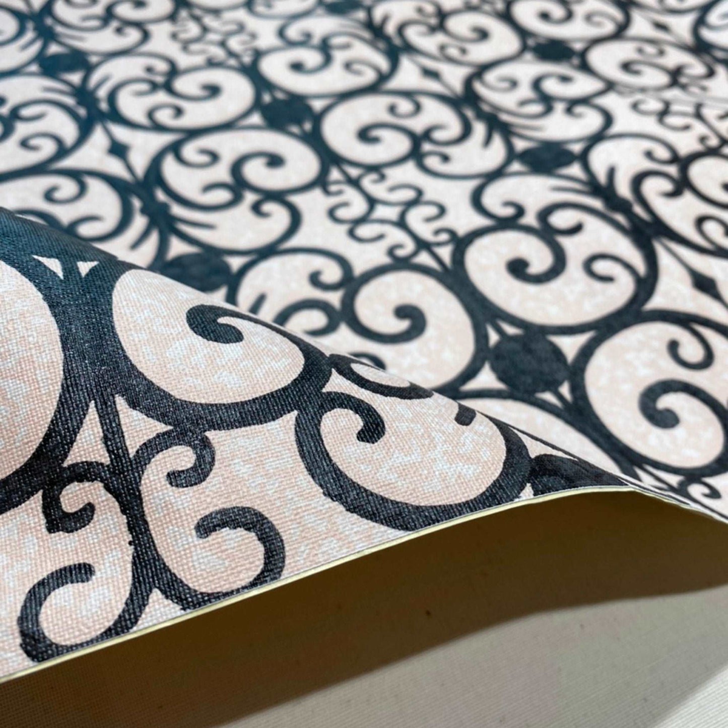 【Linden】ハレルヤシール壁紙 《パピヨンフェンス ブラック》DIY 壁紙 リメイク